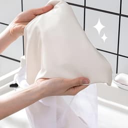 2 stuks wasnet voor wasmachine, 40 x 30 cm, waszak, waszak, wasnet, klein, met koordstopper, herbruikbaar, voor ondergoed, babykleding, sokken — thumbnail 3