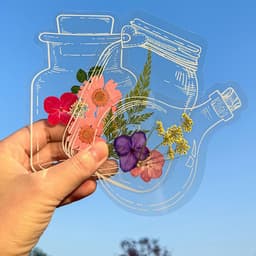 Gedroogde bloemen decoratie gedroogde bloemen kleurrijke gedroogde bloemen dried geperste bloemen voor hars sieraden maken doe-het-zelf kaarsen hanger telefoonhoesjes fotolijst — thumbnail 4