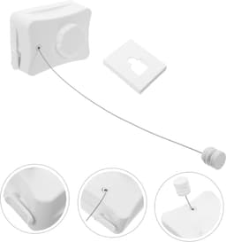 Waslijn Artefact - Drooglijn Kleding - Binnen Kleding Drogen - Intrekbaar Ontwerp - 5 Meter Lengte - Wit — thumbnail 5