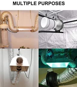 PromoHome Flexibele Aluminium Ontluchter Ø 79mm x 2,5m - Niet-geïsoleerd - Voor HVAC Ventilatie - Incl. 2 RVS Klemmen — thumbnail 3
