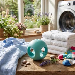 SnelShoppen - Reusable Wasbal voor Wasmachine - Effectieve Vlekkenverwijderaar, Antibacterieel en Geurverdrijvend, Veilig voor het Gezin, Eco-vriendel — thumbnail 5