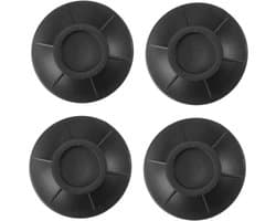 Wasmachine Voetjes - Apparaat Anti-trilpads - Geluid Verminderen - Zonder Gereedschap te Installeren - 10x10cm - Zwart