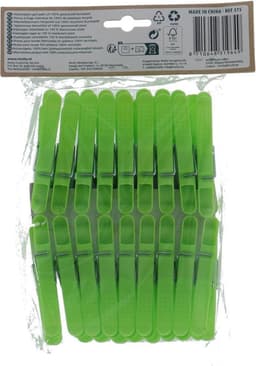 Multy - Wasknijpers - Gerecycled kunststof - 36 stuks — thumbnail 5