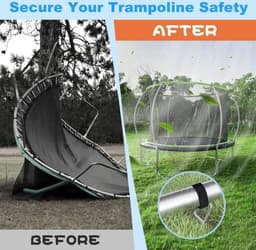 Bodemankers 8 stuks grondankers verstelbare riem tenten trampolines schommels bevestigen — thumbnail 3
