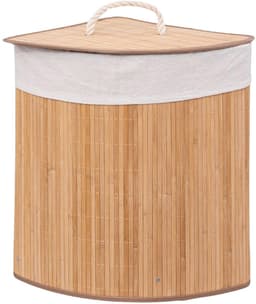 Wasmand Bamboe Hoek 48 Liter - Laundry Basket Corner — thumbnail 1