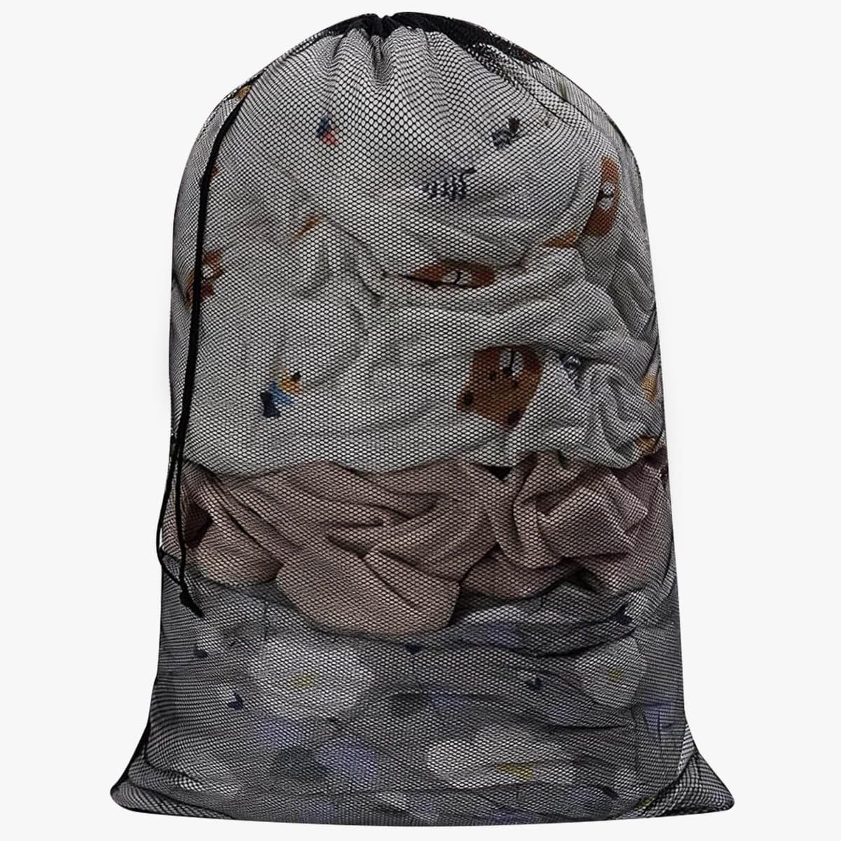 Wasnetten voor de Wasmachine, 60×90 cm Herbruikbare Mesh Tassen met Trekkoord voor Kleding, Beddengoed en Speelgoed — afbeelding 1