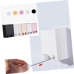 Intrekbare Waslijn - Kledinglijn Ophangen - Kleding Drogen - Volledig Intrekbaar - 8x5.5x11cm - Goud — thumbnail 2