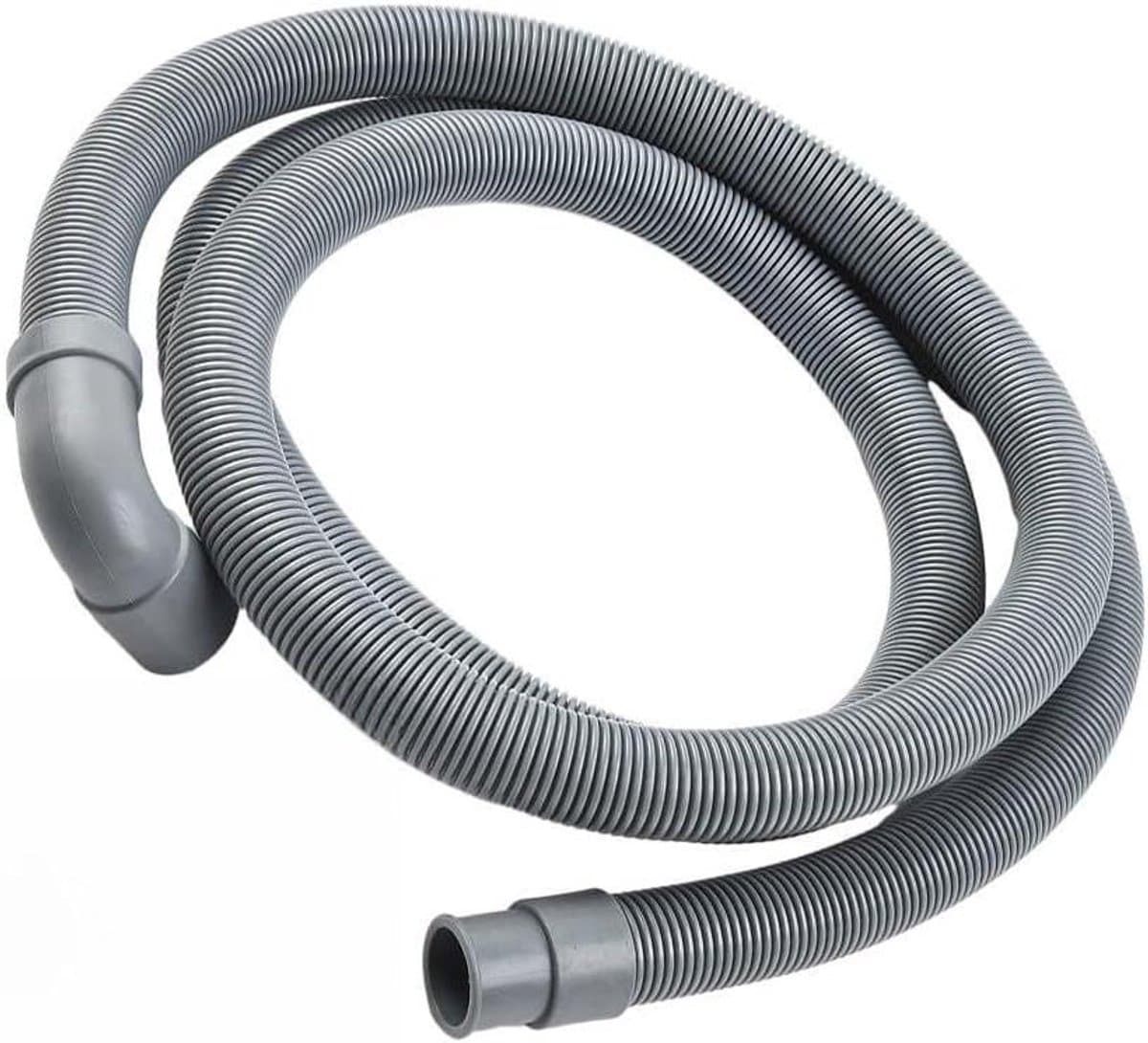 Wasmachine Afvoerslang - Vaatwasser Verlenger - Water Afvoeren - Knikvrij Ontwerp - Tot 500 cm - Grijs — afbeelding 1
