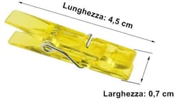 Cosensi - Dailygoods - Mini Kunststof Wasknijpers Set van 100 voor Foto's en Decoratie — thumbnail 5