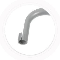 Afvoer Hanger - Slang Beugel - Wasmachine Aansluiten - Gereedschapsloos Monteren - 14 cm - Grijs — thumbnail 3
