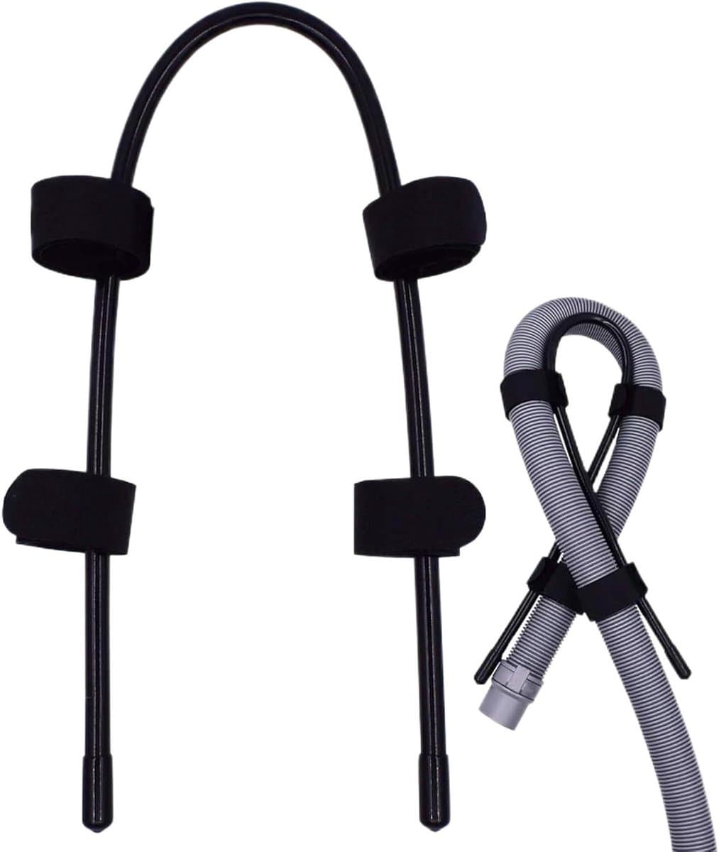 Slanghouder - Afvoerbeugel - Apparaten Stabiliseren - Versterkte Zadelhaak - 36x5 cm - Grijs — afbeelding 1