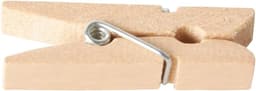 Mini Wasknijpers - Kleine Knijpers Hout - Decoratie en Knutselen - Natuurlijk Hout Materiaal - 35 cm - Natuurlijk — thumbnail 4