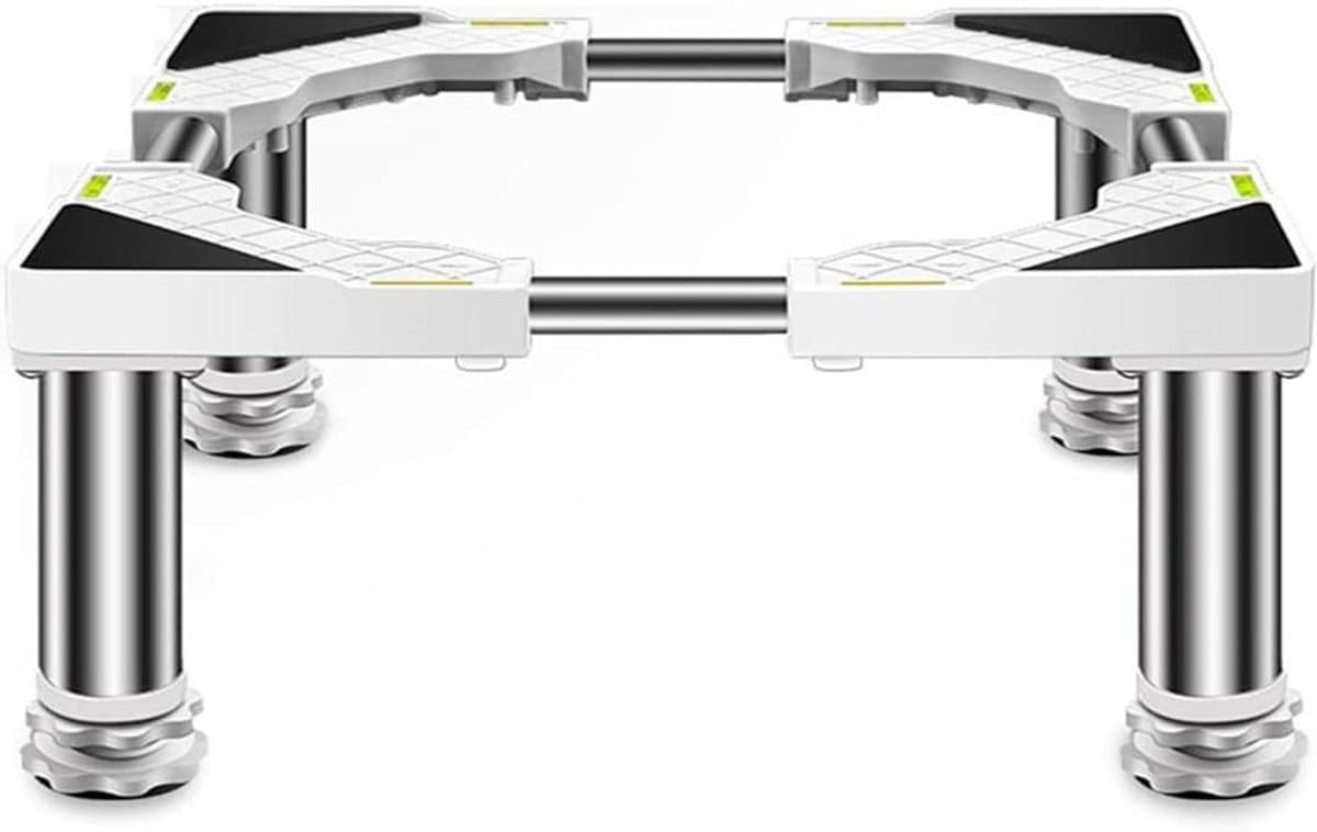 Wasmachine Standaard - Apparaten Onderstel - Apparaten Verhoging - Verstelbare Lengte - 45-65 Cm - Zilver — afbeelding 1