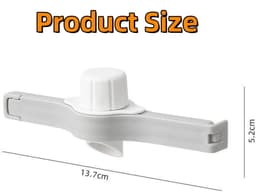 Sluitclips voor voedselbewaring met uitschouder - 6 stuks, ideaal voor keuken en kantoor — thumbnail 5