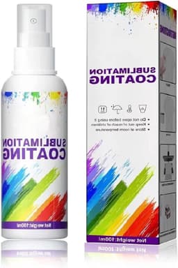 Sublimatie Coatingspray - Sneldrogende Spray - Textiel Bedrukken - Verbetert Kleurintensiteit - 100 ml - Transparant — thumbnail 1