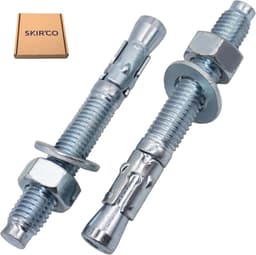 Wigankers - Metalen pluggen - Beton bevestigen - Verzinkt staal - M12 x 120 mm — thumbnail 3