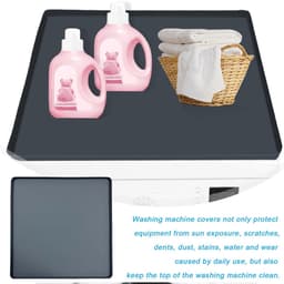 Dailygoods- Koelkastmat met verhoogde rand - 65 x 60 cm - Siliconen - Vloermat voor koelkast - Lekbak - Vloerbeschermingsmat — thumbnail 3