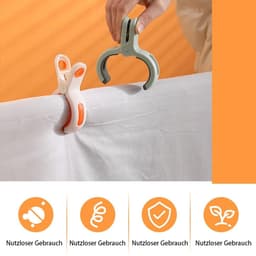 Dailygoods- Handdoekklemmen Grote Grip - 12 Stuks - Antislip Klemmen - Winddichte Clips - Lichtgewicht - Robuuste Constructie - Wasklemmen — thumbnail 3