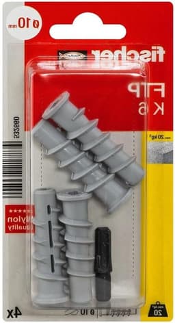 Betonplug Set - Cellenbeton Ankers - Stevig Bevestigen - Hoge Houdwaarden - 50 mm - Grijs — thumbnail 1