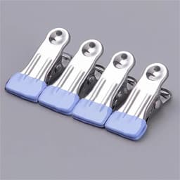 Wasknijpers - Kledingklemmen - Kleding Drogen - Roestvrij Staal - 50 Stuks - Donkerblauw — thumbnail 2