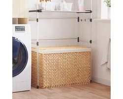 Wasmand met 3 delen - Wasbox Sorteren - Wasgoed Opbergen - Opvouwbaar Ontwerp - 75 x 425 x 52 cm