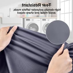 Extra grote waszakken, 70 x 115 cm, wasmachinebestendig, trekkoord opslag voor reizen, kamperen, thuis en studentenhuis — thumbnail 4