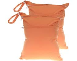 Dubbele Wasbare Wetbag voor Baby, 30 x 36 cm, Kleurige Luiertas en Waszak, Ideaal voor Nat en Droog, Organiser voor Stoffen Luiers en Reisaccessoires