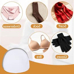 Solidchoice - Set van 4 Ondergoed Wasnetten met Rits — thumbnail 4