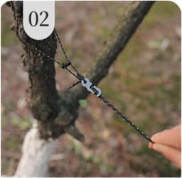 Draagbare Waslijn - Reis Waslijn - Kleding Drogen - 12 Windbestendige Clips - One Size - One Color — thumbnail 3