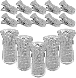 Metal Kledingknijpers - Veelzijdige Clips - Kleding Drogen - Antislip Gel Coating - 35 Stuks - Zilverkleurig — thumbnail 1