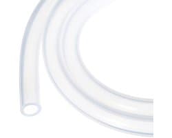Dailygoods- Siliconen Tubing 10ft - 8mm ID/12mm OD - Flexibele Slang - Transparante Buis - Voor Irrigatie/Brouwen - Hoog Temperatuur Bestendig - Siliconenslang