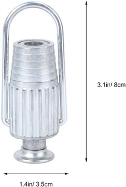 Dailygoods- Waslijn Aanscherper Set van 2 - Aluminium - Duurzaam - Huishoudelijke Leveringen - Kledinglijn - Sterke Constructie - Waslijnspanner — thumbnail 3