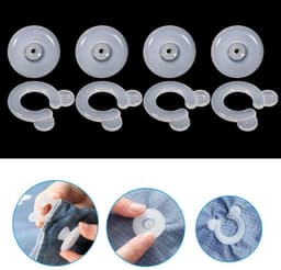 Dailygoods- Bedlinnen Set 4 Stuks - Bedlinnen Clips - Hoogwaardige Kunststof - Robuust en Duurzaam - Eenvoudig te Gebruiken - Voor Dekbed - Beddengoed — thumbnail 5