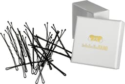 Haarspelden - Bobby Pins Klemmen - Haar Styling - Speciale Antislip Lak - 6 cm - Zwart — thumbnail 1