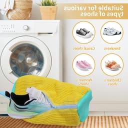 Waszak voor Schoenen - Herbruikbare Waszak voor Sneakers met Rits, Ideaal voor de Wasmachine, Beschermt en Organiseert Schoenen (Blauw/Pakket 1) — thumbnail 5