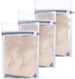 Waszakken Set van 4 Stuks - Mesh Wasnetten met Rits voor Ondergoed, Bh's, Sokken en Baby Kleding - 30 x 20 cm en 40 x 30 cm — thumbnail 1