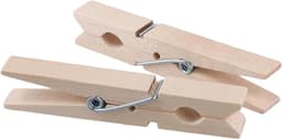 Set van 300 Houten Wasknijpers van 7 cm voor Creatieve Projecten, Wasgoed en Adventskalenders — thumbnail 2