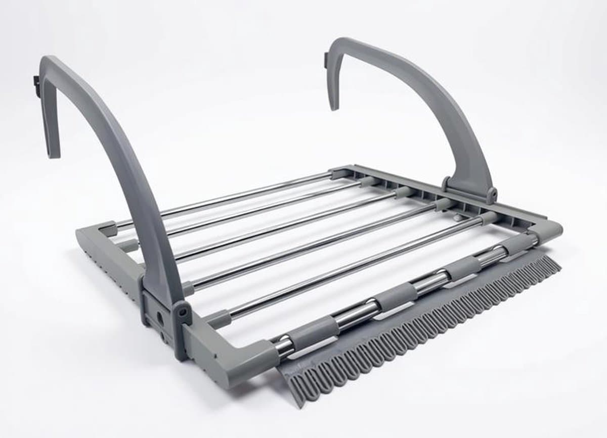 Maison Elara Opvouwbaar droogrek met verstelbare clips voor radiator of balkon — afbeelding 1