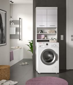 xonox.home wasmachine-overkast Scout wit imitatie (B/H/D: 63x191x24 cm) — thumbnail 1