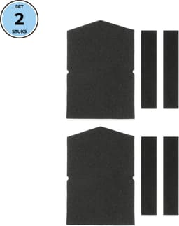 Bramokava 2x Filter set geschikt voor Miele Droger 6057930 + 9688381 - Spons Foam Schuimfilter — thumbnail 1