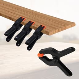 Ibenzoa® Universele Zwarte Nylon Veerklemmen Set van 8 voor Creatieve Projecten en Fotostudio's — thumbnail 5