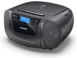 Draagbare boombox - met cd-speler, cassette en fm-radio - Met usb- en aux-ingang - voor thuis en onderweg — thumbnail 2