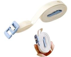 3,5 m verstelbare nylon waslijn, brede singelband kledingtouw met 34 pinnen gaten voor balkon camping