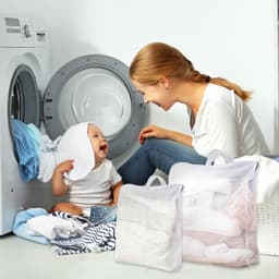 Grote wasnet voor delicate kleding, ideaal voor het beschermen van wasgoed tijdens het wassen — thumbnail 4