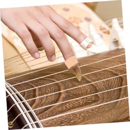 1set Chinese Guzheng Vinger Picks Imitatie Nagels Met Opbergplaat Comfortabel Georganiseerd Voor Diverse Scènes Voor String Instrumenten Optredens — thumbnail 5