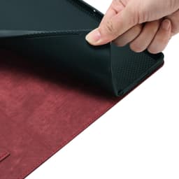 Ausblin Reliëf Lenovo Tab P11 Gen 2 Hoes, Vlinder en Kat Thema Retro PU Lederen Tablet Hoes voor Lenovo Tab P11 Gen 2 Case (2023) 11.5", Rood — thumbnail 3
