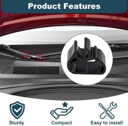 Set van 6 Wisserarm Clips voor Peugeot en Citroën — thumbnail 4