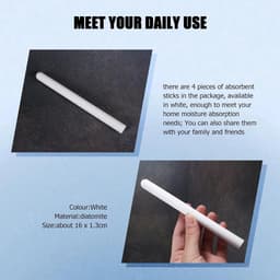 4 stuks droogstaaf kiezelgoer vochtabsorberende staaf schoon water absorptiestang kiezelgoer droogmiddel voor wasgoed — thumbnail 2