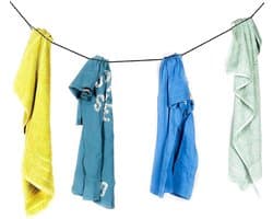 2 stuks waslijn, flexibele camping outdoor waslijn met haken en zuignapbevestigingen, zwart