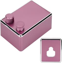 Waslijn, Wandgemonteerde Waslijn met 2 Stuks 4 Meter Touw Maximale Belasting 20 Kg, voor Binnenbalkon (PINK) — thumbnail 5